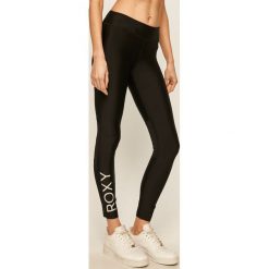 Roxy - Legginsy. Czarne spodnie damskie Roxy, s, z nadrukiem, z elastanu. Za 189,90 zł.