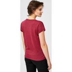 Sweter z metaliczną nitką. Swetry damskie Moodo, s, bez wzorów, bez rękawów, bez kaptura. Za 29,99 zł.