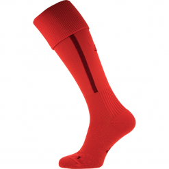 Getry piłkarskie - MA732052HRD. Skarpetogetry męskie piłkarskie New Balance, bez wzorów, z elastanu, do piłki nożnej. W wyprzedaży za 29,99 zł.