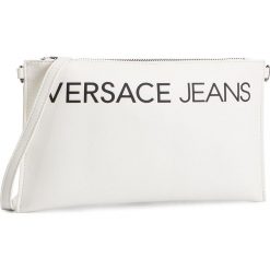 Torebka VERSACE JEANS - E3VTBPB1 BIanco 70881 003. Białe listonoszki damskie Versace Jeans, na imprezę, bez wzorów, z jeansu, bez dodatków. W wyprzedaży za 229,00 zł.