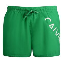 Calvin Klein Męskie Szorty Short Drawstring Km0Km00161 Mint (Rozmiar S). Zielone kąpielówki męskie marki Calvin Klein, s, z materiału. W wyprzedaży za 160,00 zł.