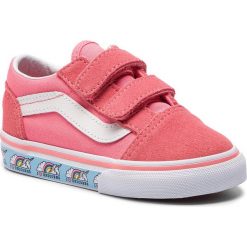 Tenisówki VANS - Old Skool V VN0A344KVE01 (Unicorn) Strawberry Pink. Różowe trampki dziewczęce Vans, bez wzorów, ze skóry, na rzepy. Za 179,00 zł.