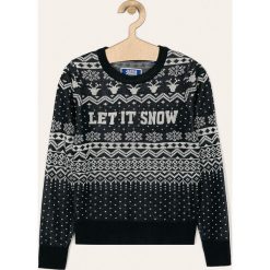 Jack & Jones - Sweter dziecięcy 128-176 cm. Czerwone swetry chłopięce Jack & Jones, bez wzorów, z dzianiny, z okrągłym kołnierzem. Za 119,90 zł.