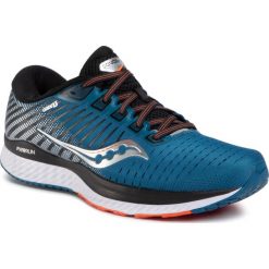 Buty SAUCONY - Guide 13 S20548-25 Blu/Sil. Niebieskie buty sportowe męskie Saucony, z tworzywa sztucznego, bez zapięcia, do biegania. Za 579,00 zł.