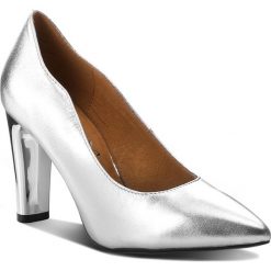 Półbuty CAPRICE - 9-22411-21 Silver Metal 920. Szare półbuty damskie skórzane marki Caprice, na obcasie. W wyprzedaży za 199,00 zł.