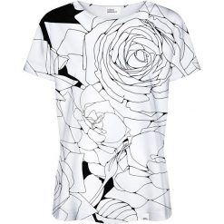 Colour Pleasure Koszulka damska CP-030 1 biało-czarna r. XL/XXL. Białe bluzki damskie Colour pleasure, xl. Za 70,35 zł.