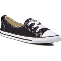 Trampki CONVERSE - Ct Ballet Lace 547162C Black. Czarne półbuty damskie Converse, bez wzorów, z gumy, bez zapięcia. W wyprzedaży za 159,00 zł.
