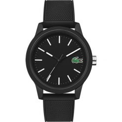 Zegarek LACOSTE - L1212 2010986 Black/Black. Czarne zegarki męskie Lacoste. W wyprzedaży za 319,00 zł.
