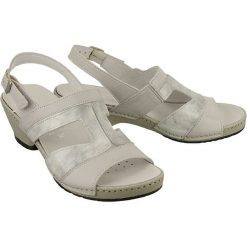 COMFORTABEL 710801-3 lavender/horizon, sandały damskie. Niebieskie sandały damskie Comfortabel, bez wzorów, ze skóry, bez obcasa, bez zapięcia. Za 279,90 zł.