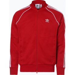 Adidas Originals - Męska bluza rozpinana, czerwony. Czerwone bluzy męskie adidas Originals, m, bez wzorów, klasyczne, z klasycznym kołnierzykiem, bez rękawów, bez kaptura. Za 349,95 zł.