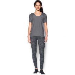 Under Armour Ar Sport Ss - Twist Gra Xs. Szare bluzki sportowe damskie marki Under Armour, xs, bez wzorów, z tkaniny, bez kołnierzyka, z krótkim rękawem, krótkie, bez kaptura, na fitness i siłownię. W wyprzedaży za 117,00 zł.