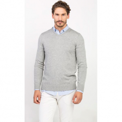 Sweter w kolorze szarym. Szare swetry klasyczne męskie Jimmy Sanders, m. W wyprzedaży za 99,95 zł.