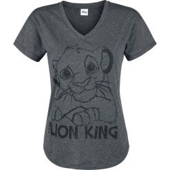 Bluzki damskie: The Lion King Simba Koszulka damska odcienie ciemnoszarego