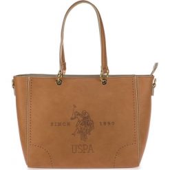 U.S. POLO ASSN. torebka damska Barrington brązowy. Pomarańczowe torebki klasyczne damskie U.S. Polo Assn., bez wzorów, bez dodatków. Za 439,00 zł.