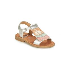 Sandały Dziecko Shoo Pom HAPPY FRINGE LAMINATO. Szare sandały dziewczęce Shoo Pom, bez zapięcia. Za 239,20 zł.