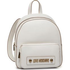 Plecak LOVE MOSCHINO - JC4028PP1ALD0100 Bianco. Brązowe plecaki damskie Love Moschino, bez wzorów, ze skóry ekologicznej, eleganckie. W wyprzedaży za 609,00 zł.