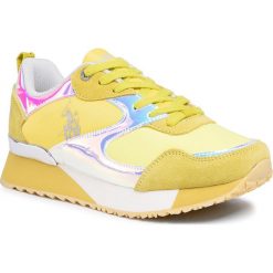 Sneakersy U.S. POLO ASSN. - Verona1 FRIDA4081W9/TY2 Yel. Żółte półbuty damskie U.S. Polo Assn., z zamszu. Za 339,00 zł.