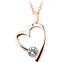 Naszyjniki damskie: Pozłacany naszyjnik z kryształkami Swarovski – dł. 40 cm