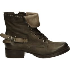 Botki - 185618 SILICE. Brązowe botki damskie skórzane Venezia. Za 269,00 zł.