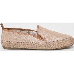 Emu Australia - Espadryle Gum Metallic. Brązowe espadryle damskie EMU Australia, bez wzorów, ze skóry, bez obcasa. Za 299,90 zł.