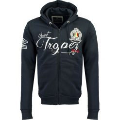 Bluza "Falluan" w kolorze granatowym. Niebieskie bluzy męskie Geographical Norway Men, m, z nadrukiem, z kapturem, bez rękawów, bez kaptura. W wyprzedaży za 130,95 zł.
