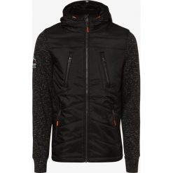 Superdry - Kurtka męska – Storm Hybrid Ziphood, czarny. Czarne kurtki męskie Superdry, s, bez wzorów, z dzianiny, bez kaptura. Za 399,95 zł.