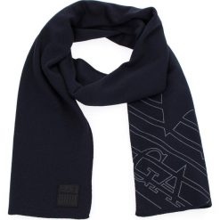 Szal EA7 EMPORIO ARMANI - 275804 8A302 02836 Dark Blue. Czarne szaliki damskie marki EA7 Emporio Armani, z materiału. W wyprzedaży za 299,00 zł.