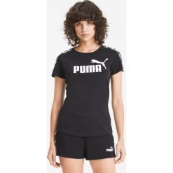 Puma Amplified Koszulka Czarny. Czarne koszulki damskie Puma, xs, z nadrukiem, z bawełny, bez kołnierzyka, z krótkim rękawem. Za 102,95 zł.