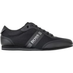 BOSS Hugo Boss Lighter Tenisówki Czarny. Czarne trampki męskie BOSS Hugo Boss, bez wzorów, z materiału, bez zapięcia. Za 669,95 zł.