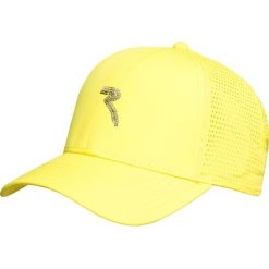 Czapka CHERVO WPAILLETTES. Żółte czapki damskie Chervo, bez wzorów, z tkaniny. Za 130,00 zł.