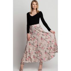 Rozkloszowana spódnica midi z kieszeniami BIALCON. Szare spódniczki damskie BIALCON, bez wzorów, midi, rozkloszowane. Za 239,00 zł.