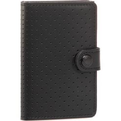 Mały Portfel Męski SECRID - Miniwallet Perforated MPF Black. Czarne portfele męskie Secrid, bez wzorów, ze skóry. Za 249,00 zł.