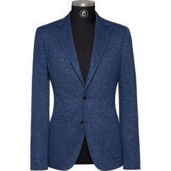 Marynarka Granatowa w Pepitkę Orlando. Marynarki męskie LANCERTO, m, bez wzorów, z wełny, eleganckie. W wyprzedaży za 399,90 zł.