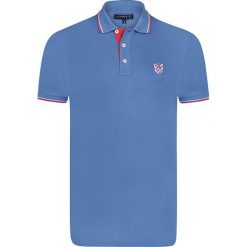 Koszulki polo: Koszulka polo „Insert” w kolorze błękitnym