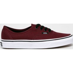 Vans - Tenisówki Authentic. Fioletowe trampki i tenisówki damskie Vans, bez wzorów, z gumy, na sznurówki. W wyprzedaży za 229,90 zł.