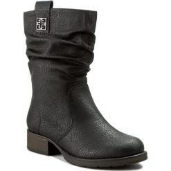 Botki damskie lity: Botki RIEKER - Z9583-00 Black