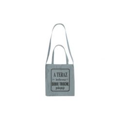 Torebka damska z printem na zakupy. Szare shopper bag damskie TXM. Za 14,99 zł.