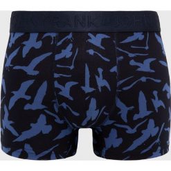John Frank - Bokserki. Niebieskie bokserki męskie John Frank, xl, bez wzorów, z elastanu. Za 49,90 zł.