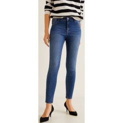 Mango - Jeansy Jane. Niebieskie jeansy damskie skinny marki Mango, z elastanu. Za 79,90 zł.