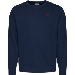 Bluza Levi's® Orginal Crew 35909-0001. Niebieskie bluzy męskie s, bez wzorów, z bawełny, bez kołnierzyka, bez rękawów, bez kaptura. Za 279,00 zł.