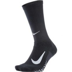 Nike Elite Running Cushion Skarpetki Czarny. Czarne skarpetki męskie Nike, bez wzorów, z elastanu. Za 68,95 zł.