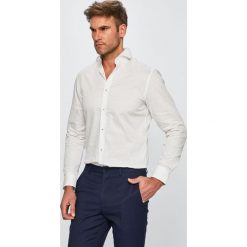 Premium by Jack&Jones - Koszula. Niebieskie koszule męskie Premium by Jack&Jones, s, bez wzorów, z bawełny, eleganckie, z klasycznym kołnierzykiem, z długim rękawem. Za 219,90 zł.