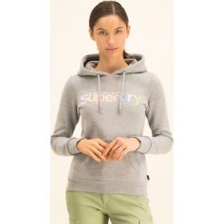 Bluza Superdry Classic Rainbow W2000075A. Czarne bluzy damskie Superdry, bez wzorów, z bawełny, bez rękawów, bez kaptura. W wyprzedaży za 269,00 zł.