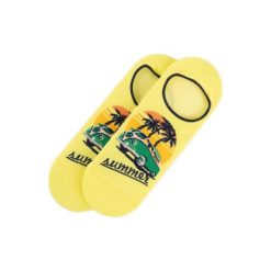 ACCCESSORIES SKARPETY MĘSKIE 098 UL011. Żółte skarpetki męskie ACCCESSORIES, bez wzorów, z bawełny. Za 9,99 zł.