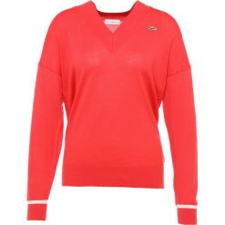 Swetry klasyczne damskie: Lacoste Sport RYDER CUP Sweter goyave/blanc