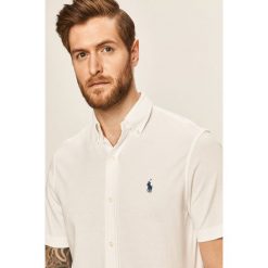 Polo Ralph Lauren - Koszula. Białe koszule męskie Polo Ralph Lauren, s, bez wzorów, z bawełny, casualowe, polo, z krótkim rękawem. Za 429,90 zł.