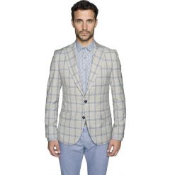 Marynarka blaviel szary slim fit. Szare marynarki męskie Recman, m, bez wzorów. Za 549,00 zł.