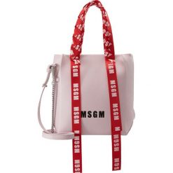 Torebki klasyczne damskie: MSGM NASTRO LOGO MINI Torebka pink