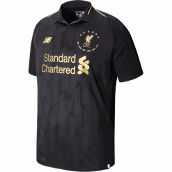Koszulka Liverpool LFC "6 TIMES" - MT930503HME. Koszulki męskie New Balance, xl, z haftami, z poliesteru, sportowe, bez kołnierzyka, bez rękawów. Za 399,99 zł.