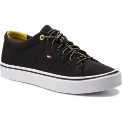 Trampki męskie: Tenisówki TOMMY HILFIGER – Lightweight Neoprene Sneaker FM0FM01351 Black 990